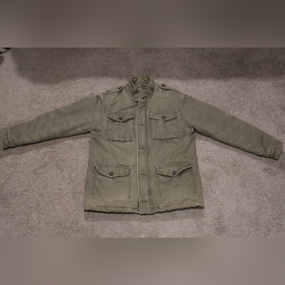 Espirit Men's Olive Military Jacket XL